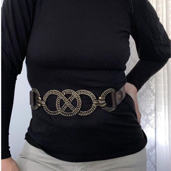 Chico's Genuine Leather Belt Small/Medium - Picture 1 of 5